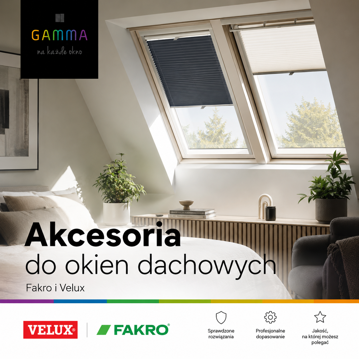 Akcesoria do okien dachowych